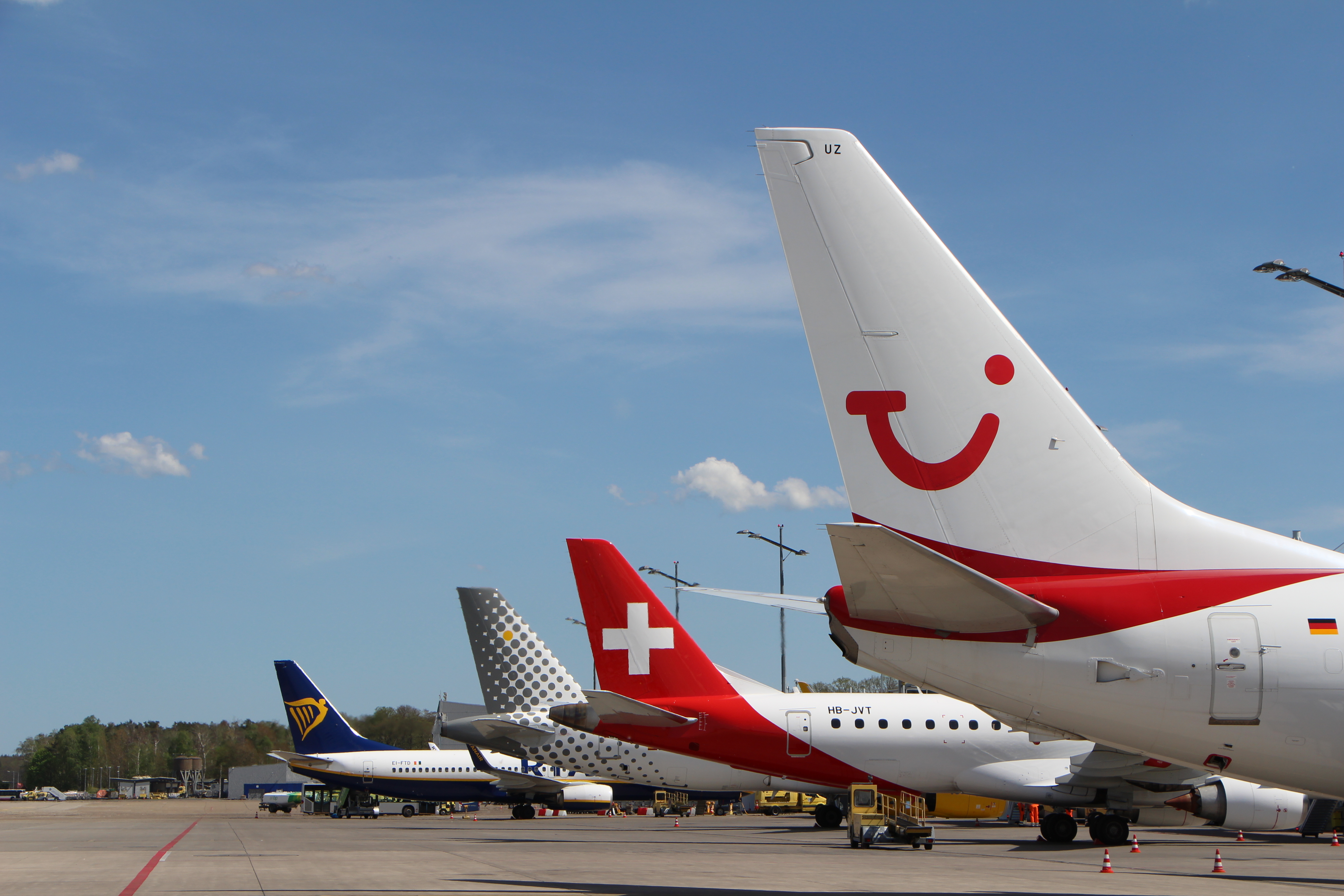 Pfingstferien bedeuten Hochbetrieb am Airport Nürnberg.