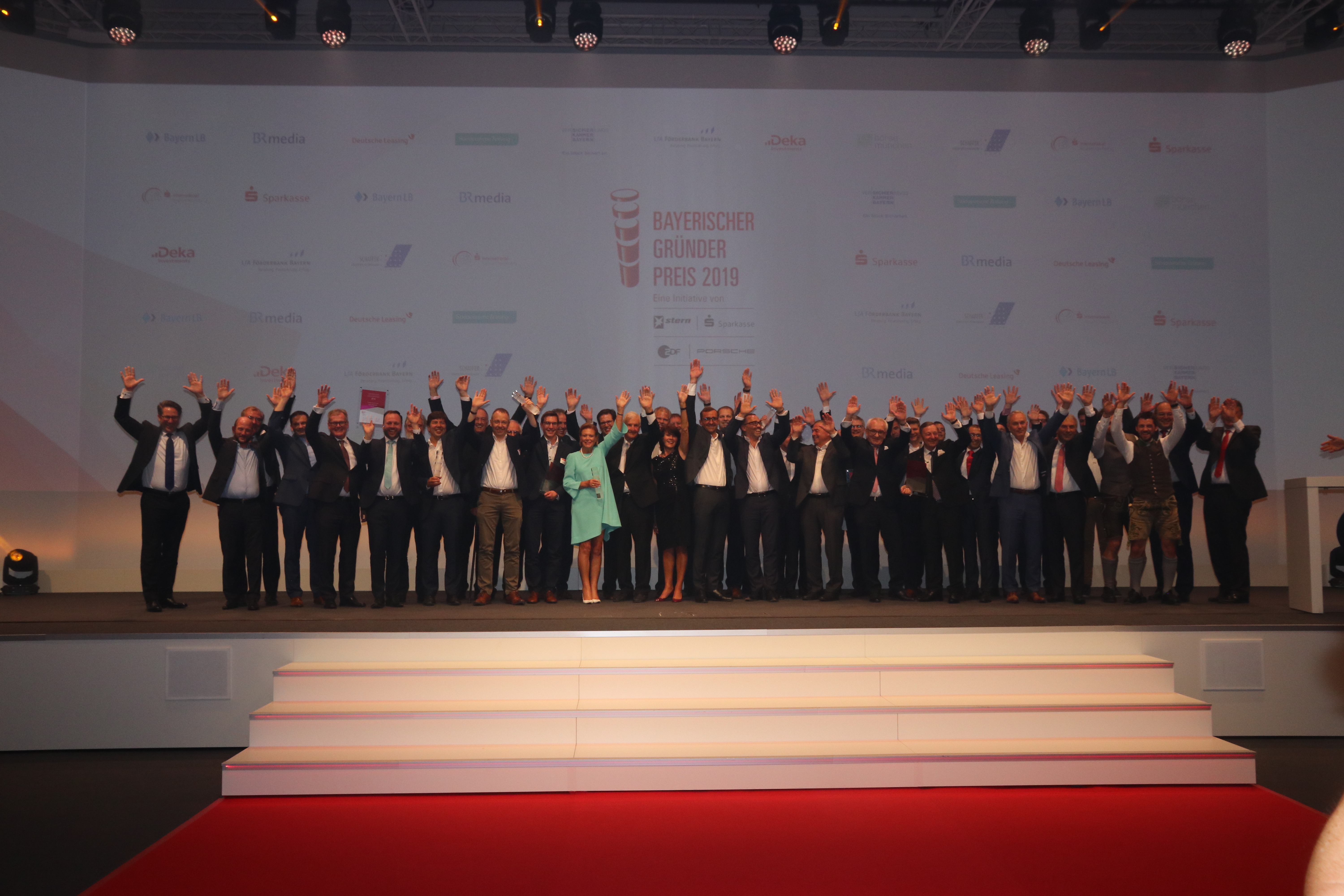 Gruppenbild nach dem Auszeichnungsmarathon.