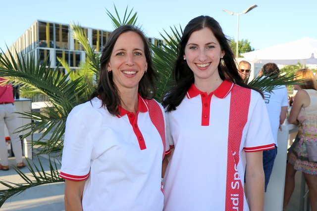 Die Organisatorinnen Viktoria Puschner (li.) und Laura Völkel