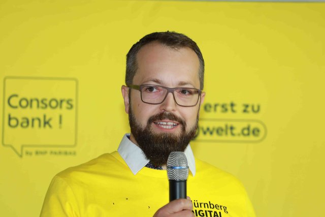 Initiator des Nürnberg Digital Festivals Ingo di Bella.  | Foto: Udo Dreier