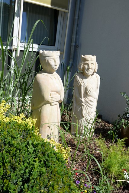 Zwei Skulpturen Heinrich und Kunigunde