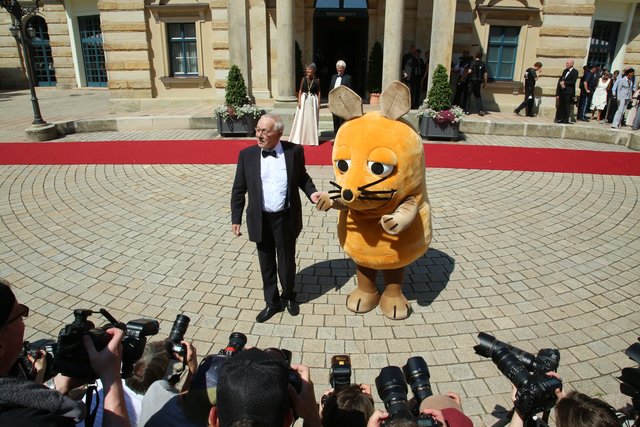 Armin Maiwald und die Maus "Sendung mit der Maus"