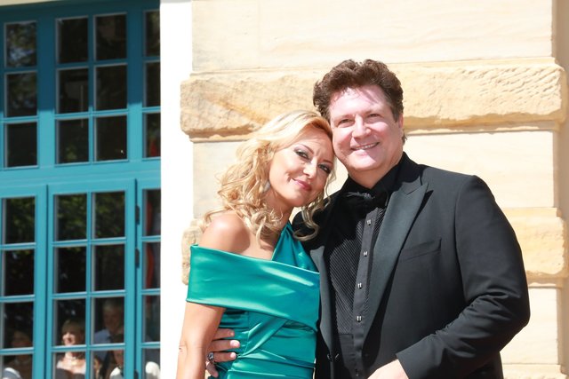 Schauspieler Francis Fulton-Smith mit Claudia Hahn