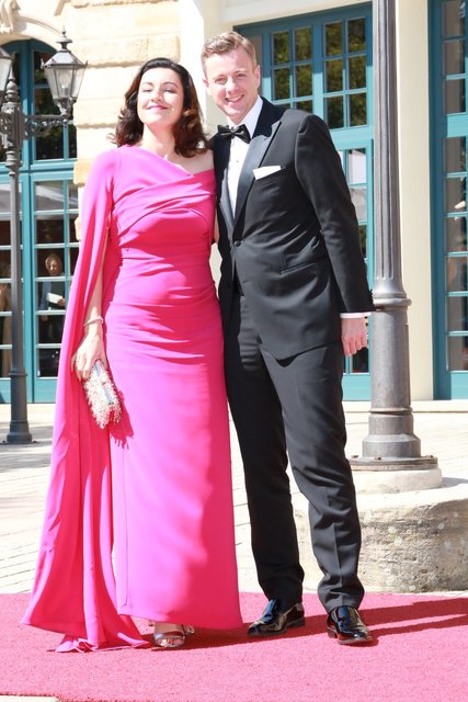 Dorothee Bär (CSU), Staatsministerin für Digitalisierung mit ihrem Ehemann Oliver Bär.