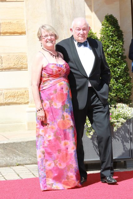 Günther Beckstein mit Ehefrau