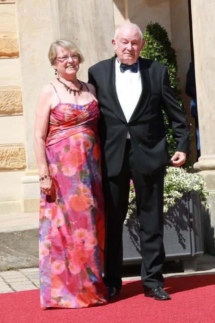 Günther Beckstein mit Ehefrau