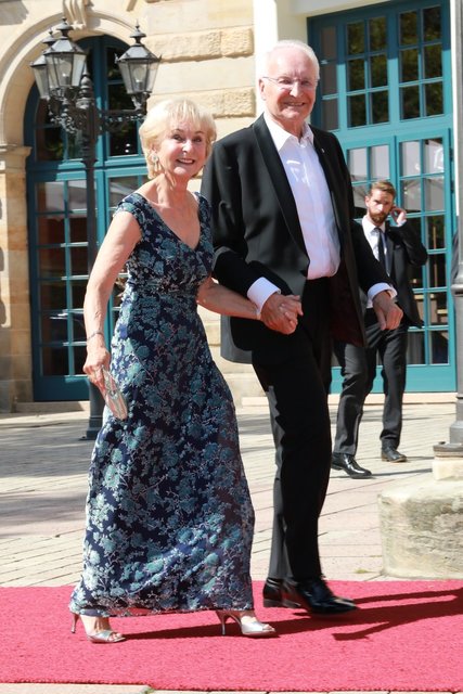 Edmund Stoiber, Ministerpräsident a.D. mit Ehefrau Karin