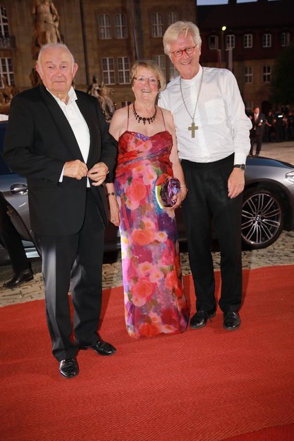 Dr. Günter Beckstein, Ehemaliger Ministerpräsident mit Gattin und Prof. Dr. Heinrich Bedford-Strohm, Theologe