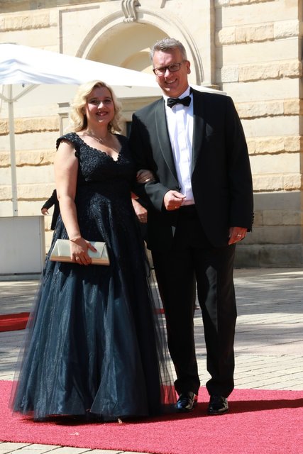 Die Bayerische Gesundheitsministerin Melanie Huml mit Ehemann Markus