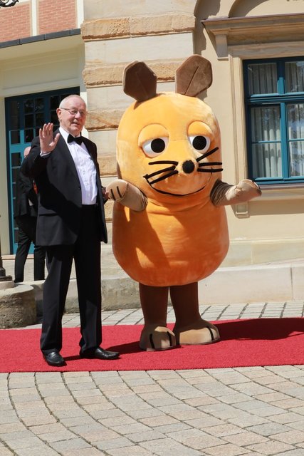 Armin Maiwald und die Maus "Sendung mit der Maus"