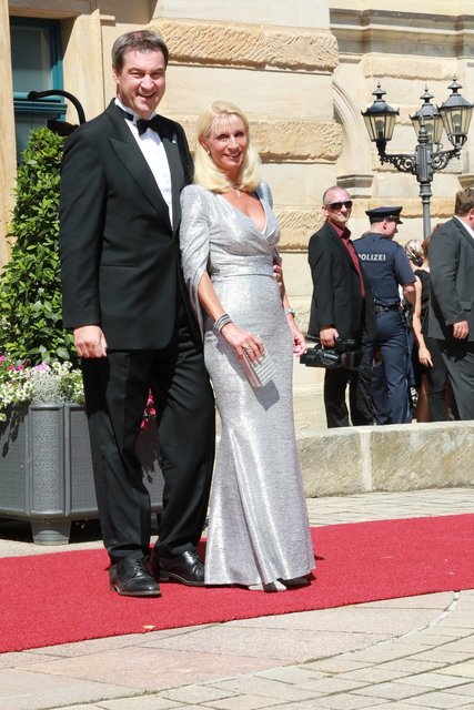 Dr. Markus Söder, Bayerischer Ministerpräsident mit Ehefrau Karin Baumüller-Söder