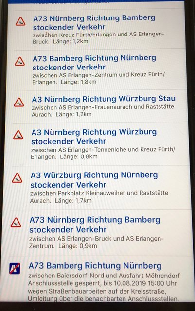 Im Test: die neue Staumelder App BayernInfo.  | Foto: Nicole Fuchsbauer