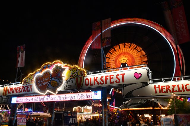 Nürnberger Herbstvolksfest vom 23.August bis 8.September 2019.  | Foto: Berny Meyer