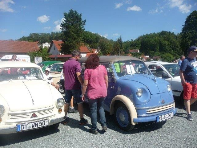 Oldtimertreffen in Aufseß, das im Städtedreieck Bamberg, Bayreuth und Forchheim liegt. | Foto: Horst Krämer