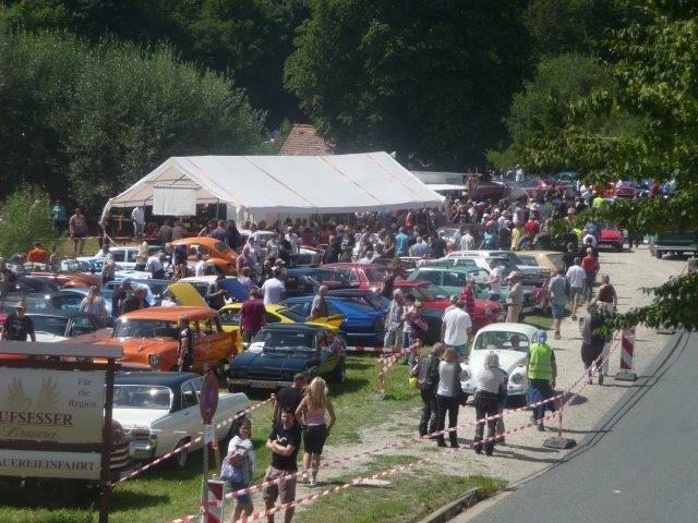 Oldtimertreffen in Aufseß, das im Städtedreieck Bamberg, Bayreuth und Forchheim liegt. | Foto: Horst Krämer