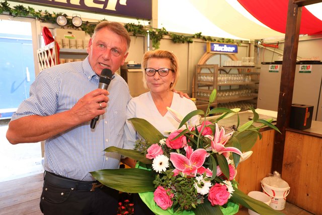 Erster Rundgang am Herbstvolksfest 2019.  | Foto: Udo Dreier