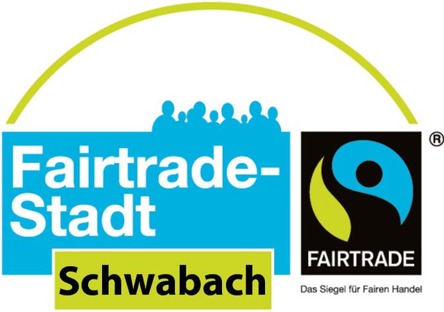 Bis 2021 darf Schwabach mit diesem Fairtrade-Logo werben.