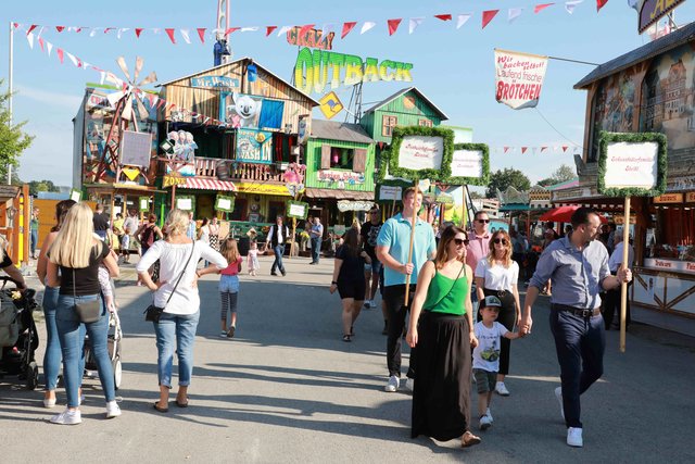 Eröffnung des Nürnberger Herbstvolksfestes. | Foto: Udo Dreier