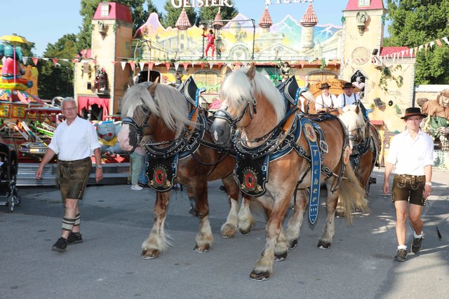Eröffnung des Nürnberger Herbstvolksfestes. | Foto: Udo Dreier