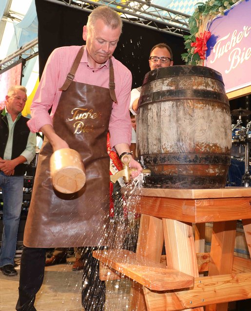 Eröffnung des Nürnberger Herbstvolksfestes. | Foto: Udo Dreier