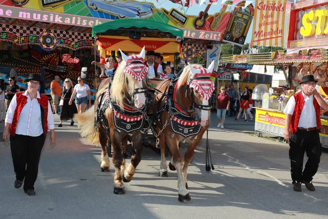 Eröffnung des Nürnberger Herbstvolksfestes. | Foto: Udo Dreier