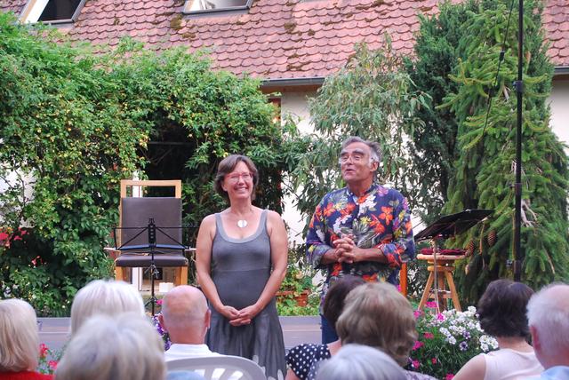 Begrüßung durch Elke und Reinhard Zimmermann