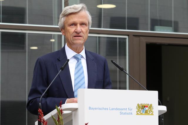 Festakt zum Abschluss des Aufbaus des Bayerischen Landesamts für Statistik in Fürth. | Foto: Udo Dreier