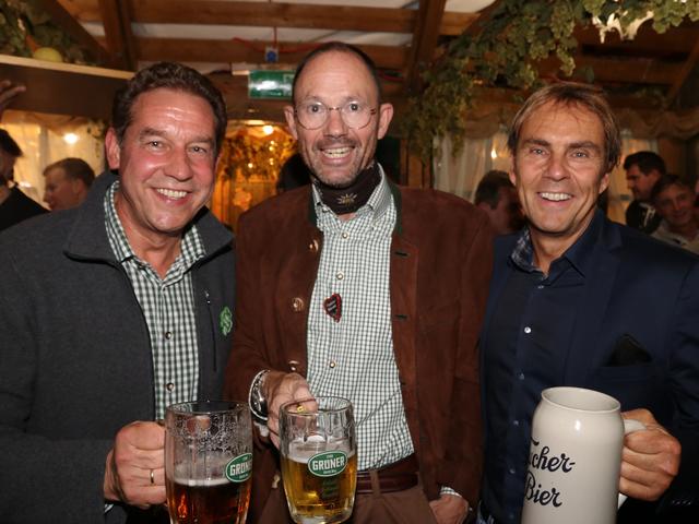 Funkhaus-Geschäftsführer Alexander Koller (r.) und Fürths Bürgermeister Markus Braun (l.) mit Prof. Dr. Klaus L. Wübbenhorst, WB Consult. | Foto: © John R. Braun