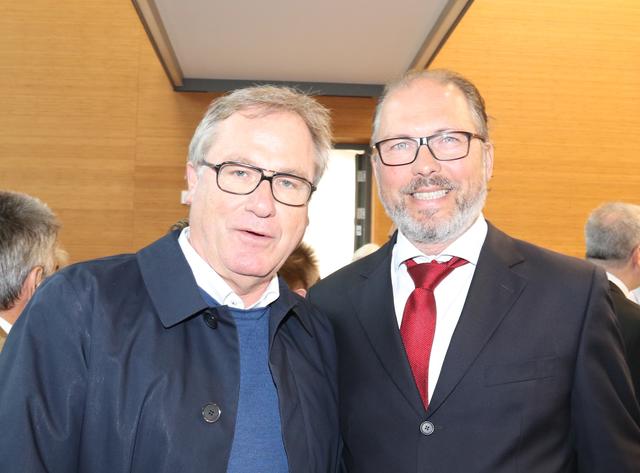 Die Unternehmer Uwe Feser (l.) und Hannes Streng, (OBI, IHK-Vizepräsident) | Foto: © John R. Braun