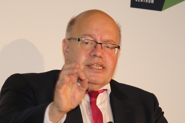 Bundeswirtschaftsminister Peter Altmaier bei seinem Vortrag „Mittelstand, Industrie, Energie – Soziale Marktwirtschaft heute“ . | Foto: Udo Dreier