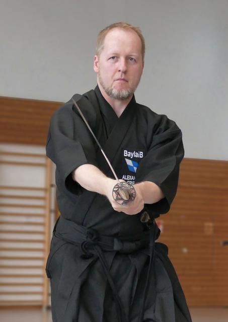 Iaido-Trainer Alexander Frey von ZANCHIN Kampfkunst e.V.