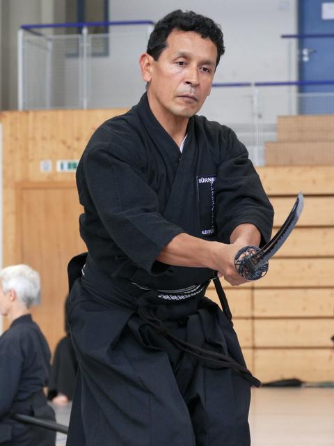 Iaido-Trainer Alexis Dulanto von ZANCHIN Kampfkunst e.V.