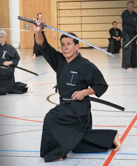 Iaido-Trainer Alexis Dulanto von ZANCHIN Kampfkunst e.V.