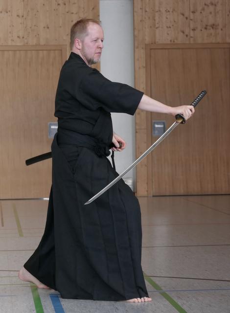 Iaido-Trainer Alexander Frey von ZANCHIN Kampfkunst e.V.