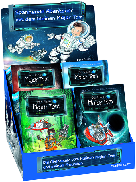 Buchreihe „Der kleine Major Tom“ aus dem Tessloff Verlag. | Foto: Tessloff Verlag