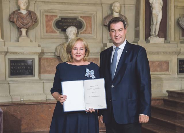 Evi Kurz, Fernsehjournalistin und Moderatorin. | Foto: Bayerische Staatskanzlei