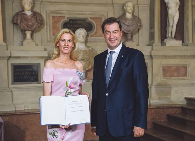 Constanze Oschmann, Geschäftsführerin der Müller Medien GmbH &amp; Co. KG. | Foto: Bayerische Staatskanzlei