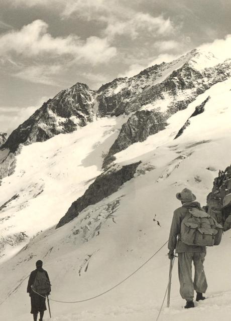 Auf Hochtour im Zillertal, 1954. | Foto: Fritz Nürnberger