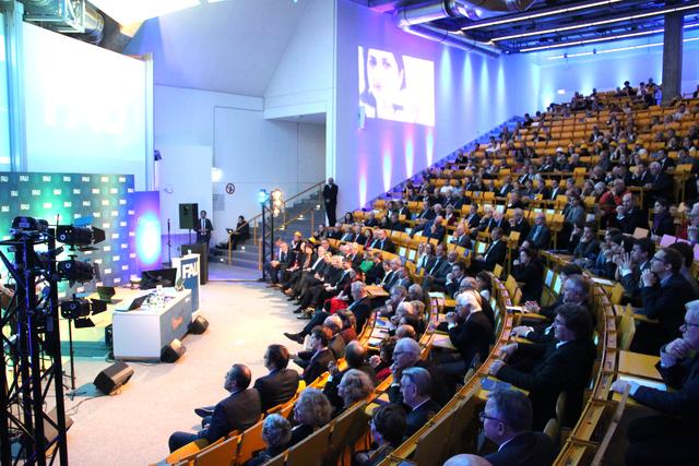 Zu seiner akademischen Jahresfeier hat die FAU erstmals in die WiSo nach Nürnberg eingeladen. | Foto: tom