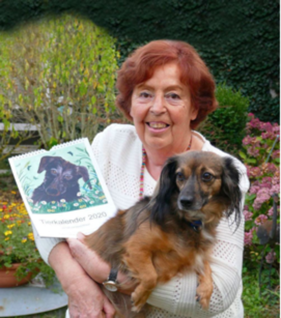 Die Künstlerin Heidi Braun hat den wunderschönen Tierkalender 2020 gestaltet.