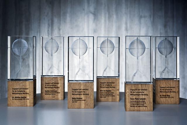 Mit dem Metropolregion-Award ausgezeichnet für besondere Leistungen für die Metropolregion.
