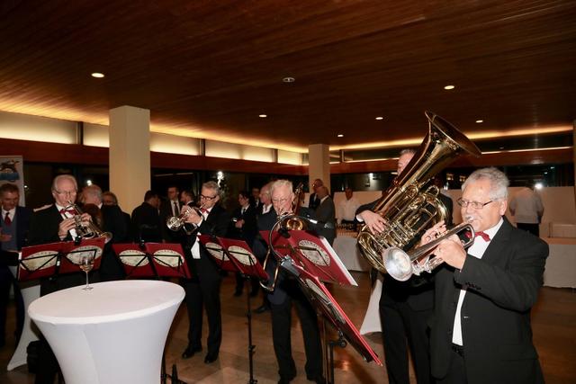 Sorgten für die musikalische Umrahmung: die Nürnberger Barockbläser unter Leitung von Otto Gittel. | Foto: John R. Braun
