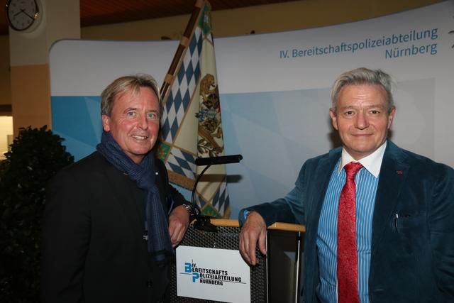 Die SPD-Landtagsabgeordneten Stefan Schuster (li.)
und Horst Arnold. | Foto: John R. Braun