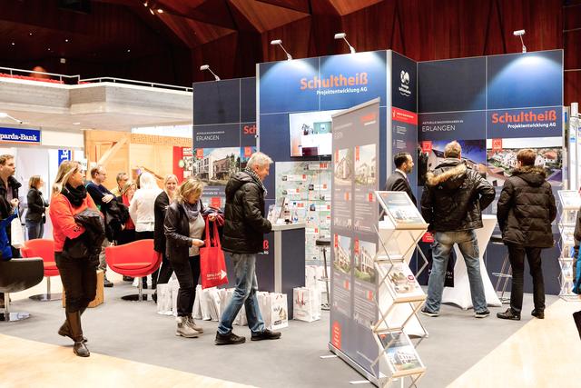 Die Messe „meinZuhause!“ in Erlangen ist ein Publikumsmagnet.
Foto: © Anna Seibel