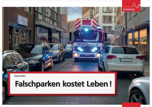 Plakataktion der Stadt Nürnberg.