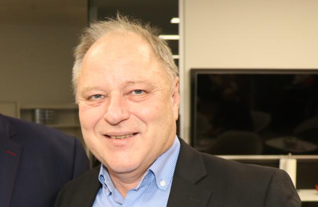 Ekkehard Reuß, Vorstand Automatisierung und Digitalisierung der HEITEC AG (Hauptsponsor HC Erlangen). | Foto: Marc Stingl