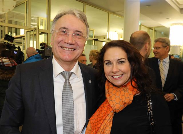 Mittelfrankens Polizeipräsident Roman Fertinger und CSU-Stadträtin Kerstin Böhm.  | Foto: Udo Dreier