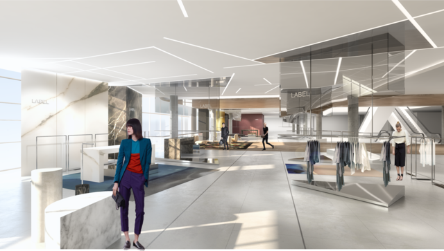 Bis September 2020: Umbau von insgesamt über 11.000 Quadratmetern bei Breuninger in Nürnberg.  | Foto: Blocher Partners