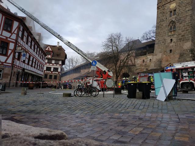 Brand in der Nürnberger Altstadt | Foto: Melanie Admave