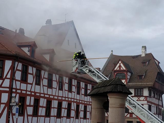 Brand in der Nürnberger Altstadt | Foto: Melanie Admave